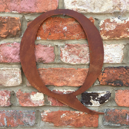Classic Rusty Metal Letters 5" And 12" A-Z 0-9 Rustic Signs For The Home And Garden