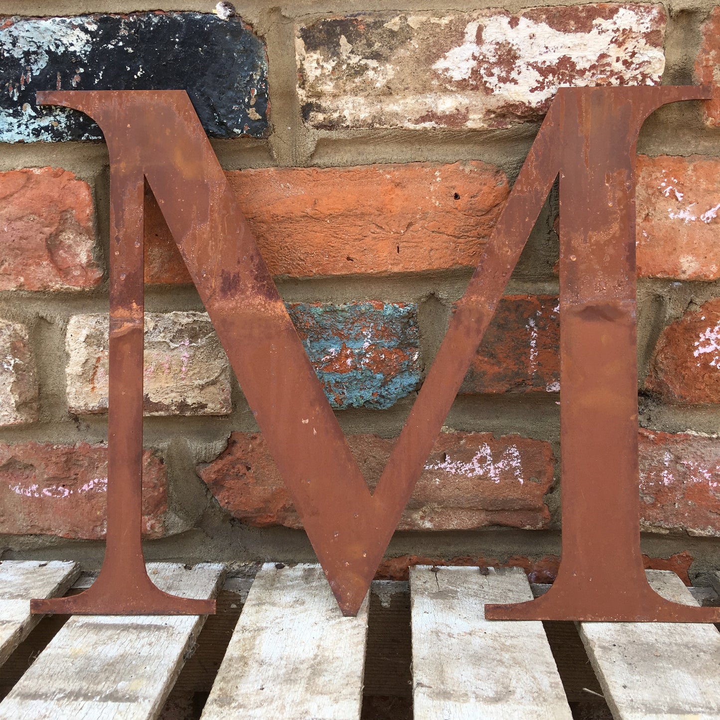Classic Rusty Metal Letters 5" And 12" A-Z 0-9 Rustic Signs For The Home And Garden