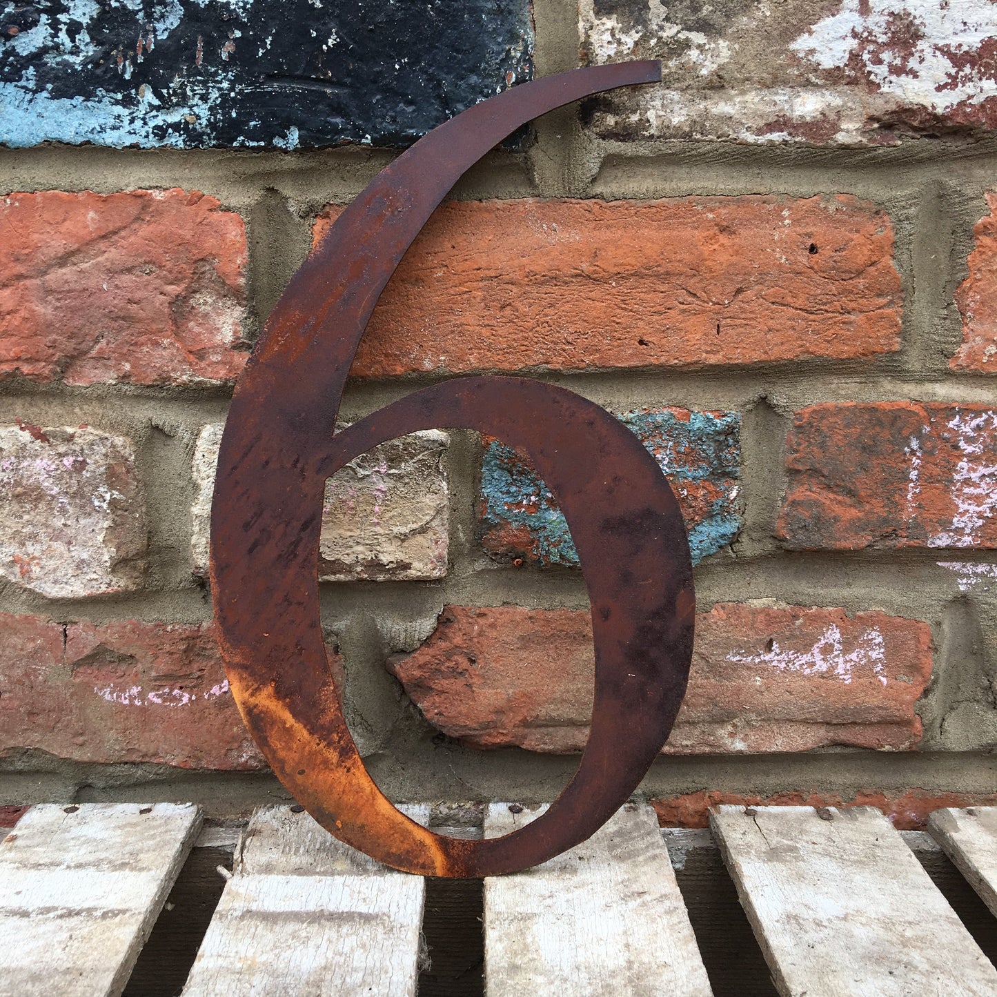 Classic Rusty Metal Letters 5" And 12" A-Z 0-9 Rustic Signs For The Home And Garden