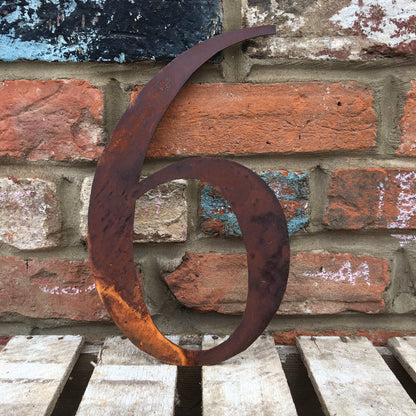 Classic Rusty Metal Letters 5" And 12" A-Z 0-9 Rustic Signs For The Home And Garden