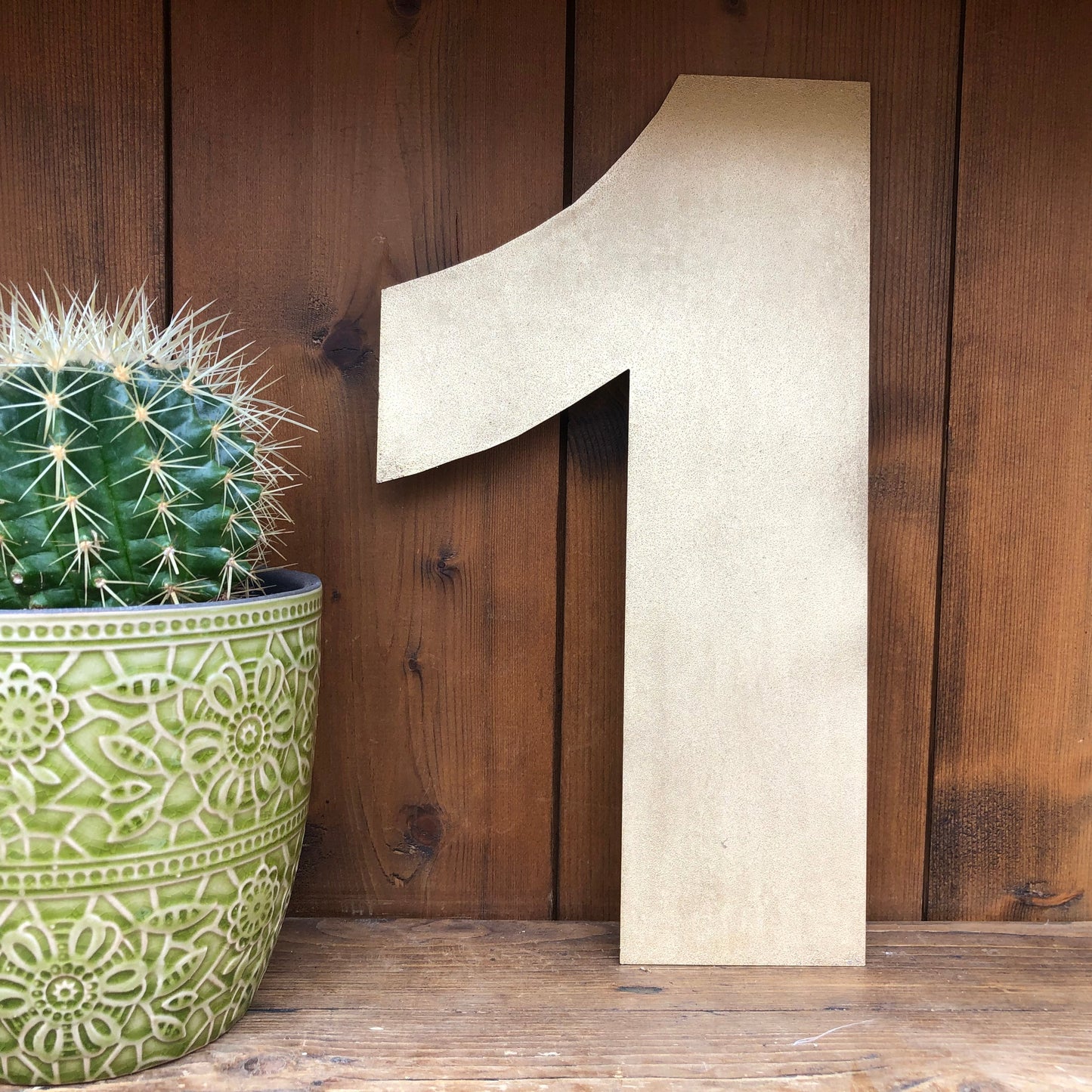 Gold Fat Font Metal Alphabet Letters – 5” or 12” Decorative Lettering A–Z