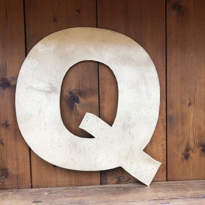 Gold Fat Font Metal Alphabet Letters – 5” or 12” Decorative Lettering A–Z