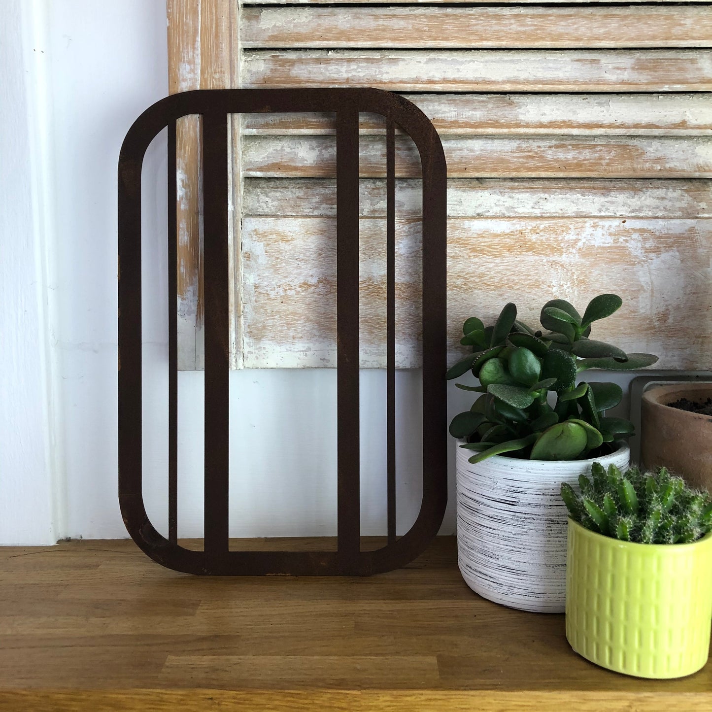 Rustic Art Deco Rusty Metal Alphabet Letters – Home & Garden A-Z 0-9