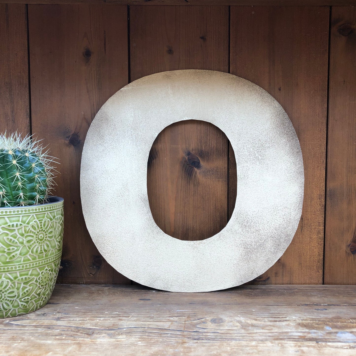 Gold Fat Font Metal Alphabet Letters – 5” or 12” Decorative Lettering A–Z