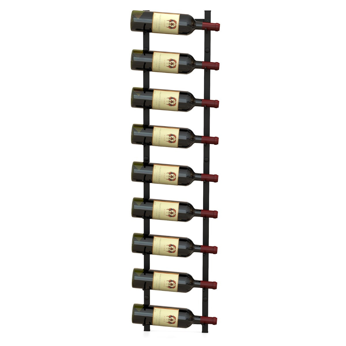 Wall Mounted Metal Wine Rack Organizer for Liquor and Champagne-L