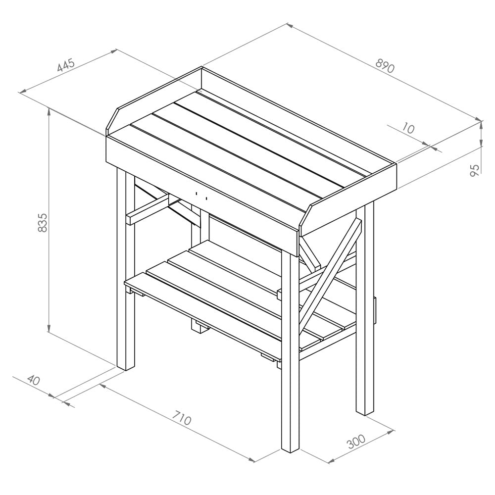 Economy Potting Table