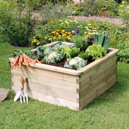 Square Sleeper Raised Bed