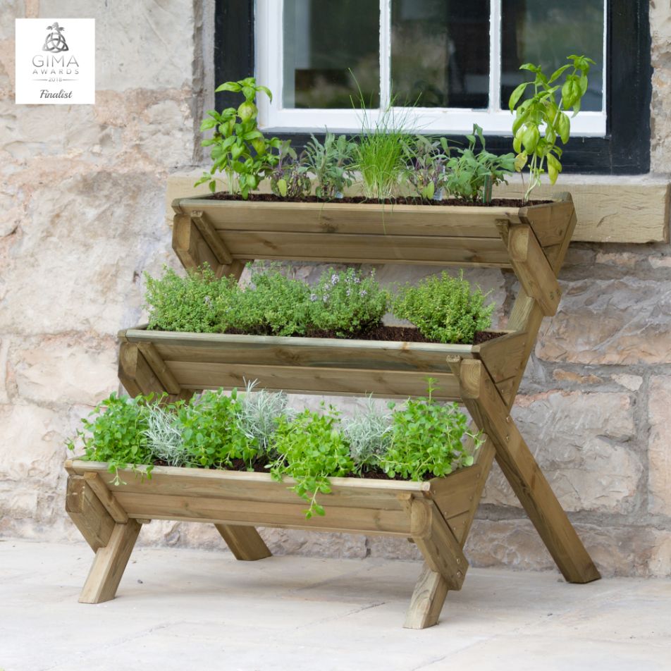 Stepped Herb Planter