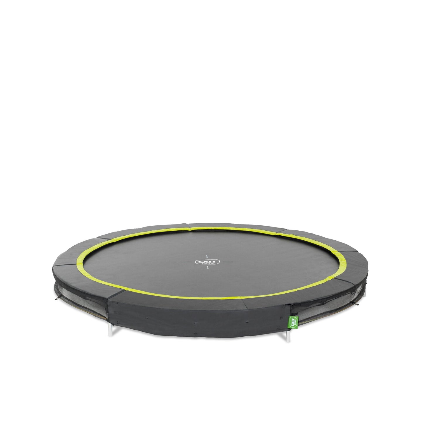 EXIT Silhouette Ground Sports Trampoline, 305cm (Black)