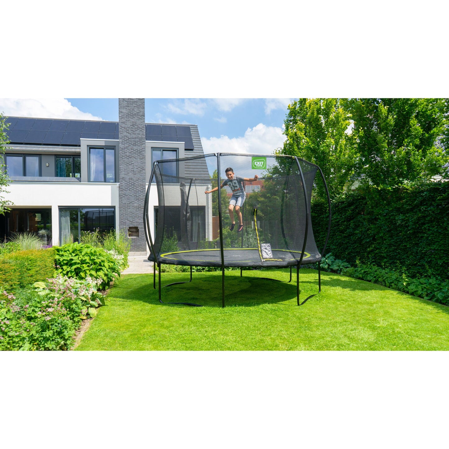 EXIT Silhouette Trampoline, 366cm (Black)