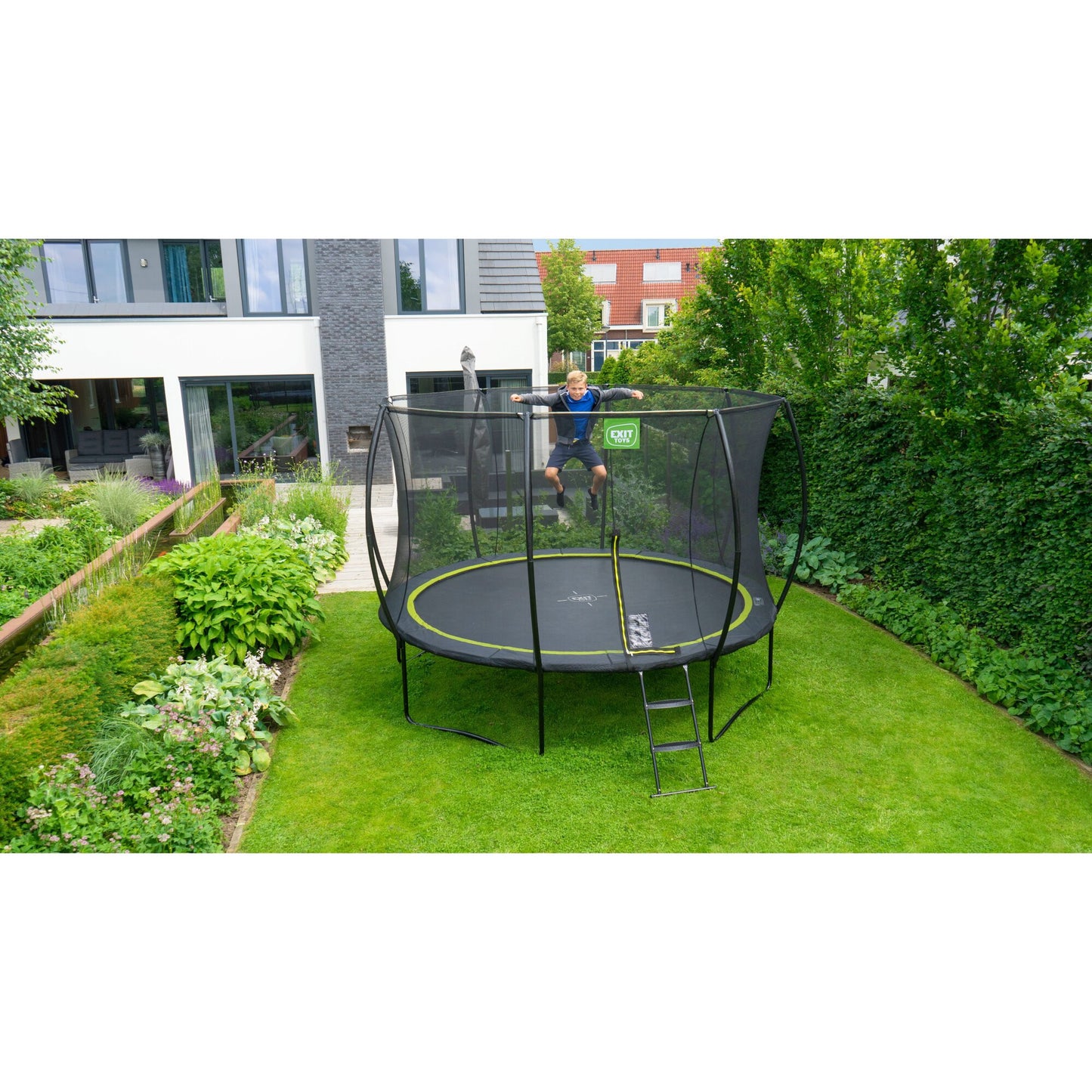 EXIT Silhouette Trampoline, 366cm (Black)