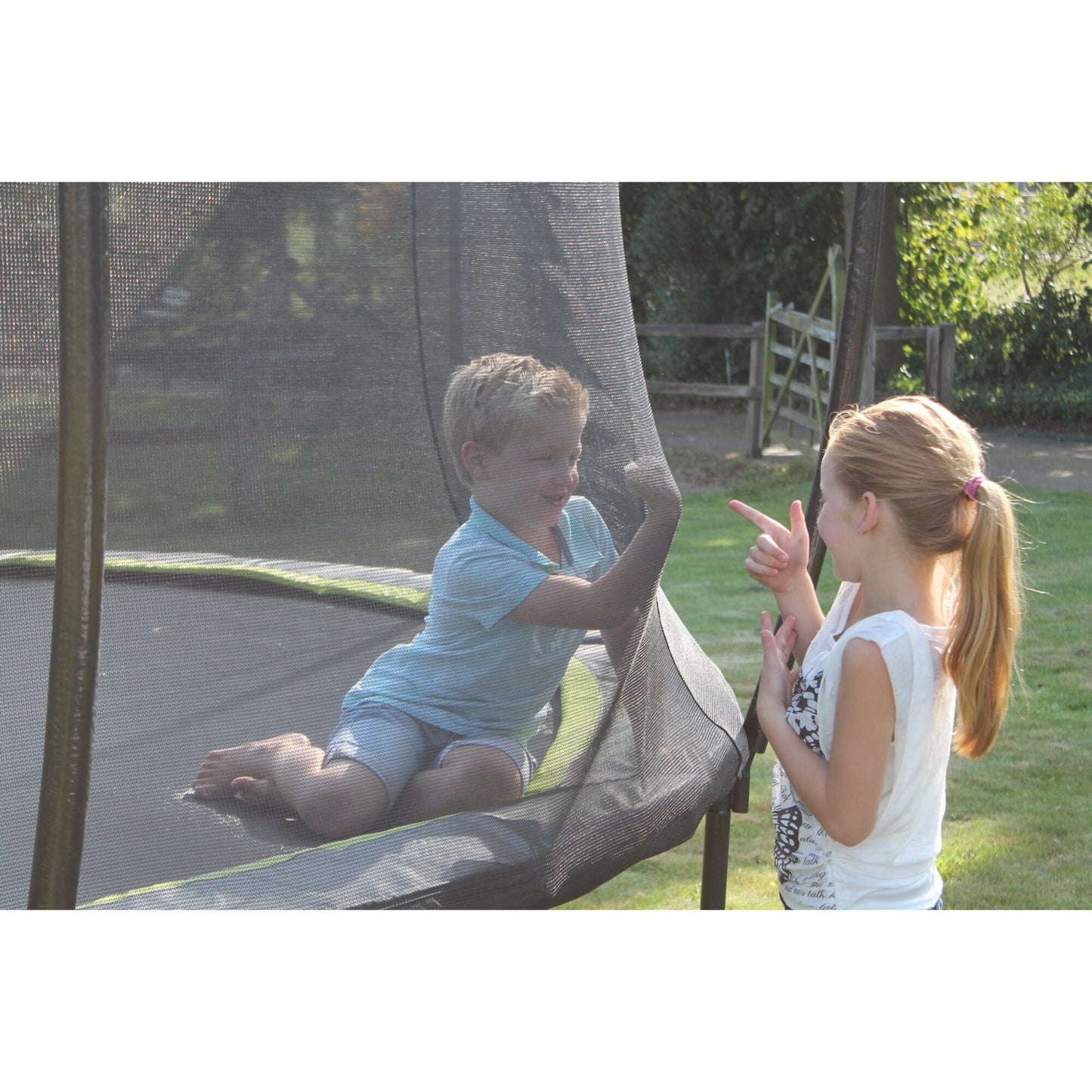 EXIT Silhouette Trampoline, 427cm (Black)