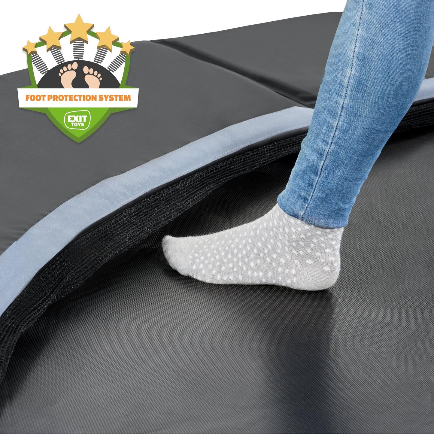 EXIT PeakPro Trampoline, 305cm (Black)