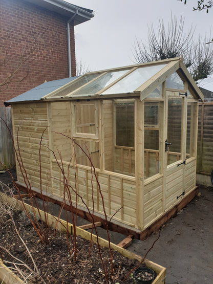 The Combi Greenhouse and storage shed