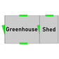 The Combi Greenhouse and Storage Shed Floor Plan