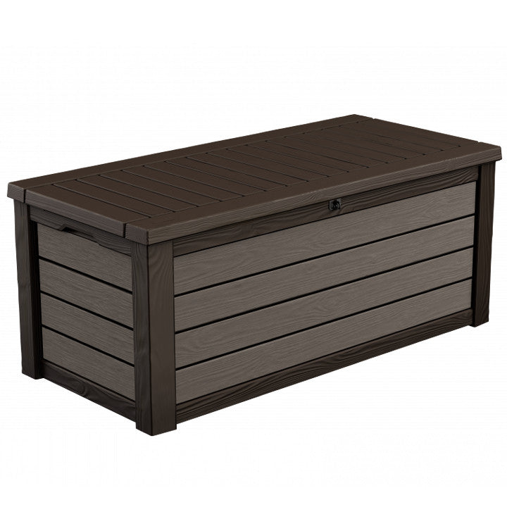 570L Brushed Storage Box (Brown)