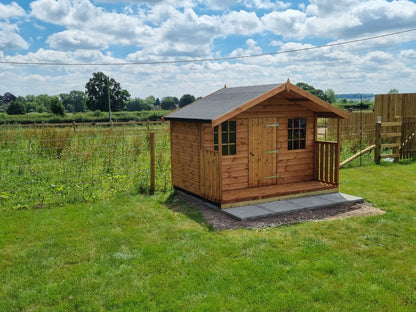 Playhouse with verandah