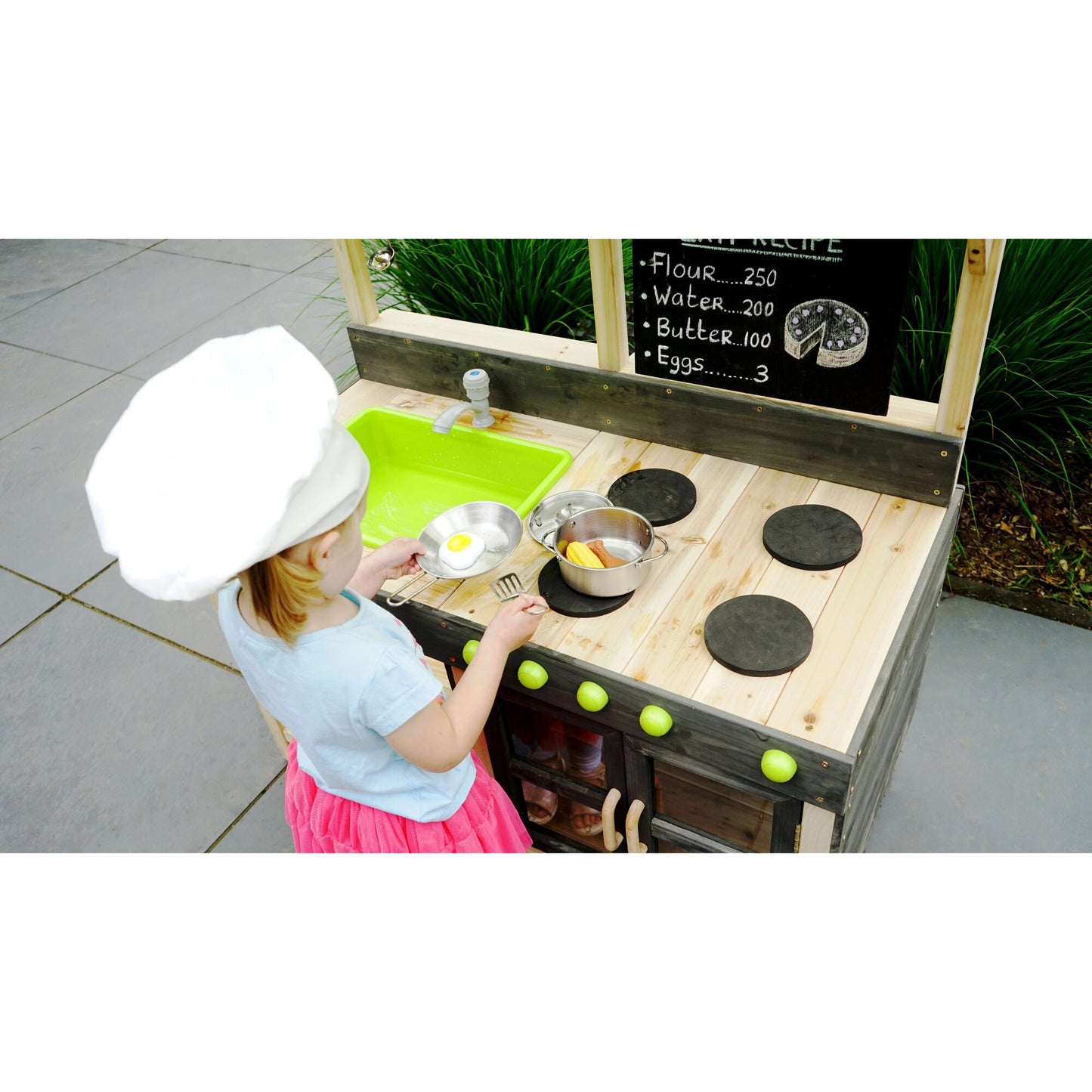 EXIT Yummy 300 Wooden Outdoor Kitchen (Natural)