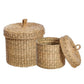 Seagrass Baskets With Lid - Set of 2