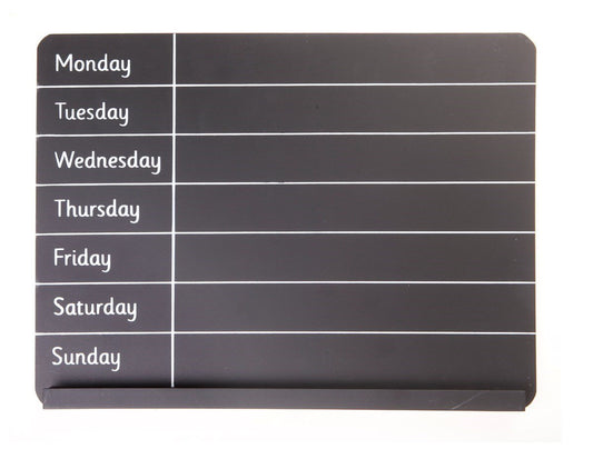 Weekly Planner Chalk Board