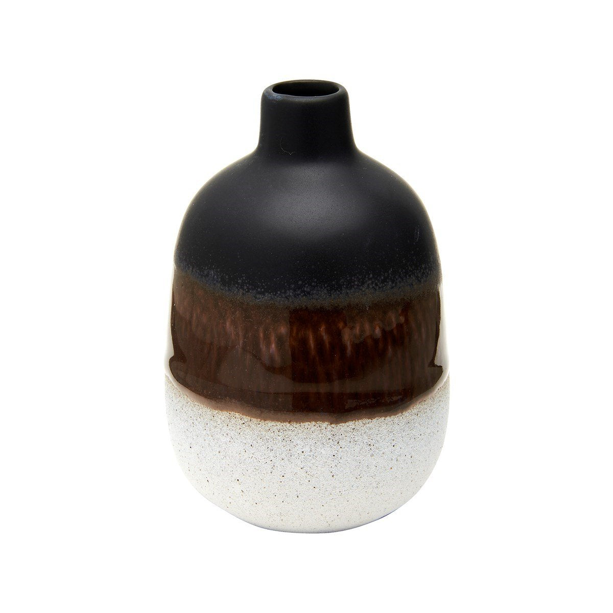 Mojave Glaze Black Vase