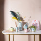 Pink and Red Splatterware Mug