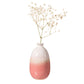 Dip Glazed Ombre Pink Vase