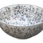 Blue And White Ditsy Print Bowl