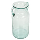 Glass Flower Vase with Handles Daisy Bubble Design 25cm