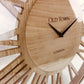 Wooden Clock With Glass Cover 48cm