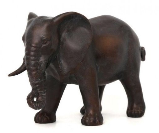 Bronzed Elephant Ornament