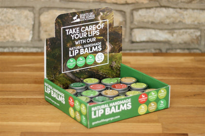 Display Box of 30 Lip Balms 6x5