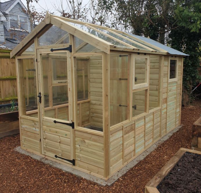 The Combi Greenhouse and storage shed