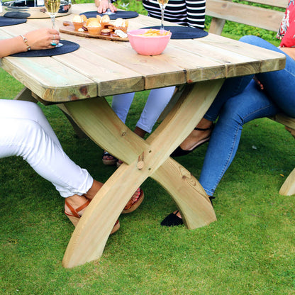 Harriet Table & 2 Bench Set