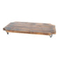 Wooden Distressed Chopping Board On Legs 39cm