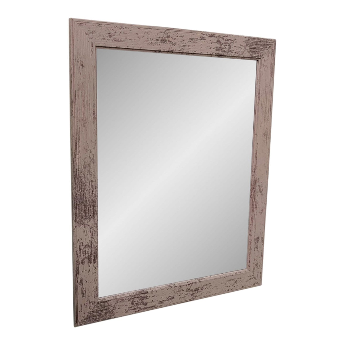 Grey Wooden Mirror 60x50cm