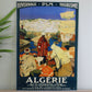 Vintage Metal Sign - Retro Advertising - Algerie Tourism