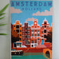 Vintage Metal Sign - Retro Advertising - Amsterdam Travel