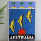 Vintage Metal Sign - Retro Advertising - Australia Fish