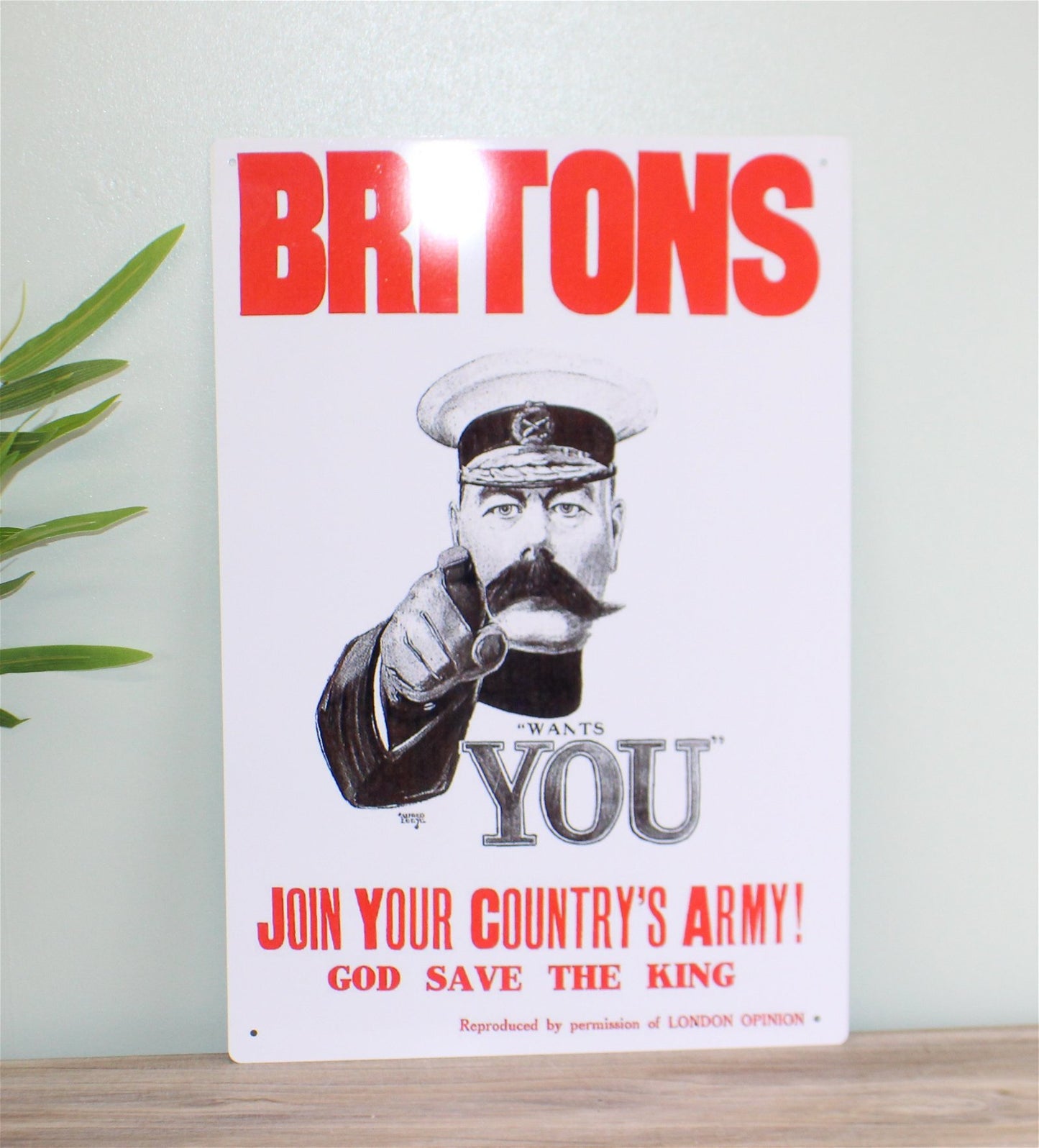 Vintage Metal Sign - Retro Propaganda - Join Your Country's Army