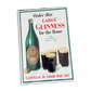 Vintage Metal Sign - Retro Advertising, Large Guinness For Home