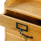 3 Drawers Rustic Wood Storage Organizer