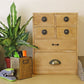 6 Drawer Storage Cabinet, Assorted Size Drawers