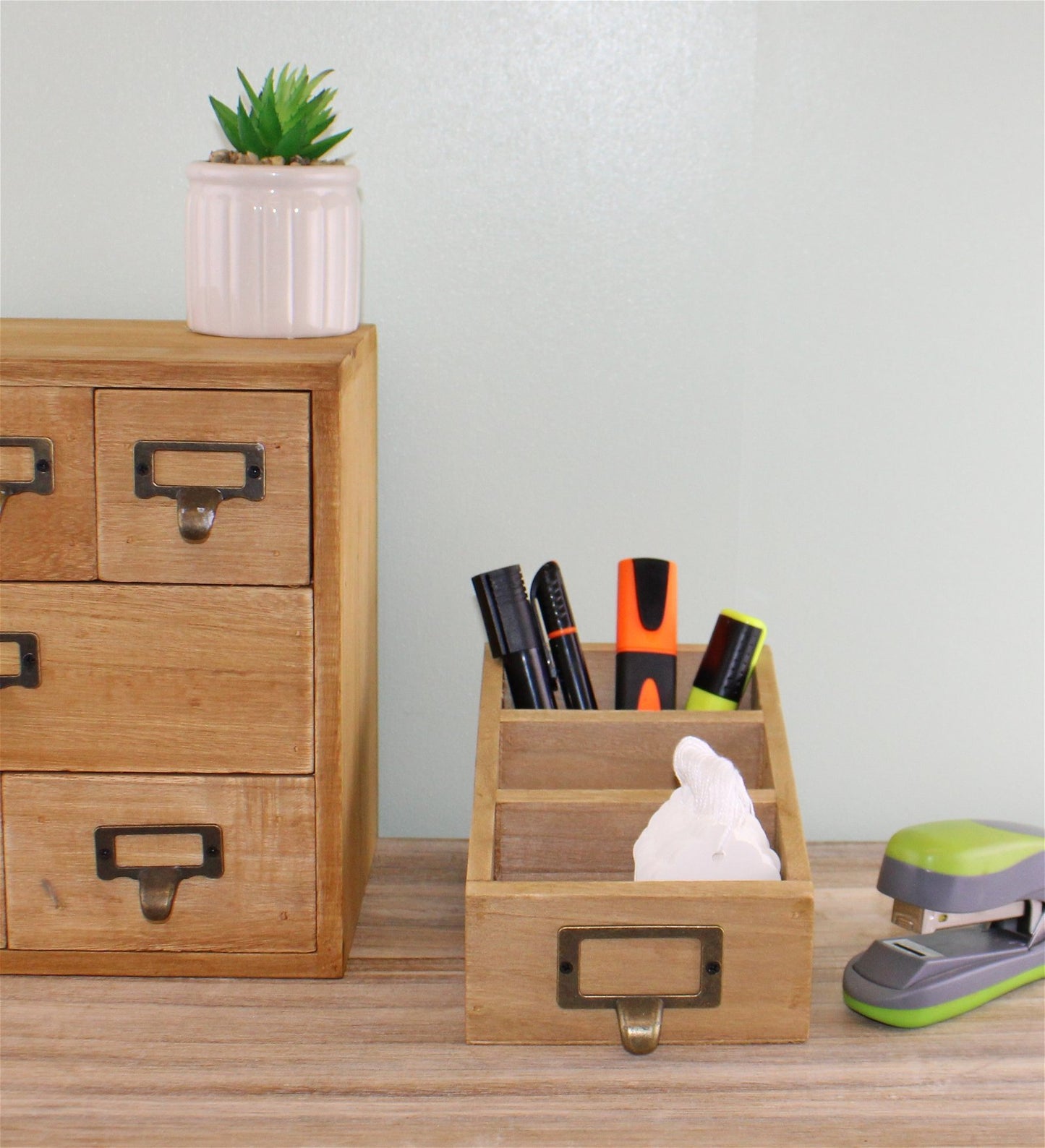 Wooden Desk Tidy