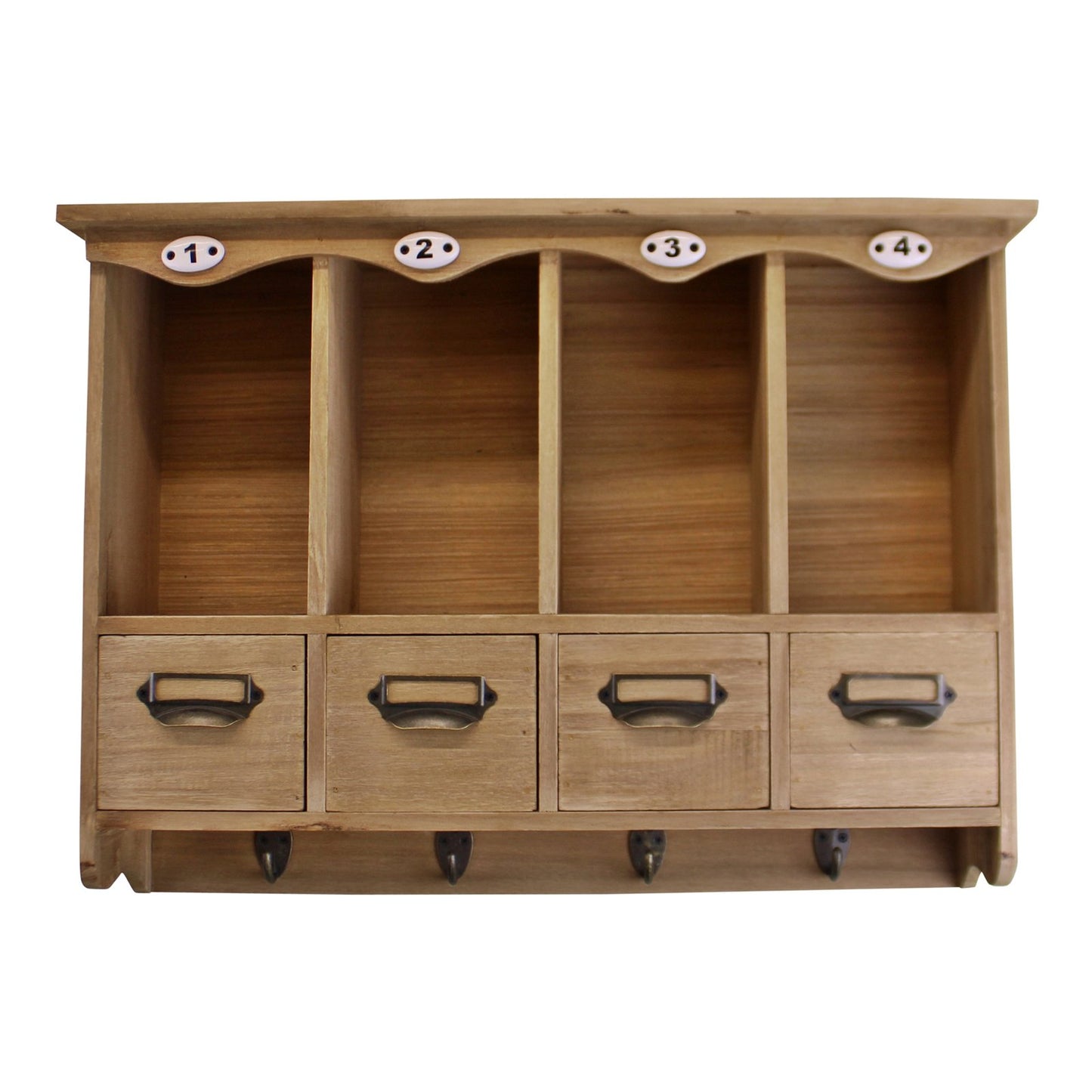 Wooden Wall Hanging Storage Unit