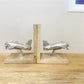 Set of Two Aeroplane Bookends