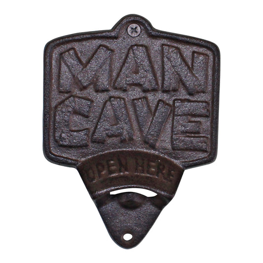 Cast Iron Wall Mounted Man Cave Bottle Opener