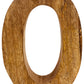 Hand Carved Wooden Geometric Letters Home