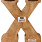 Hand Carved Wooden Flower Letter X