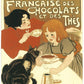 Small Metal Sign 45 x 37.5cm Vintage Retro Compagnie Francaise Chocolats